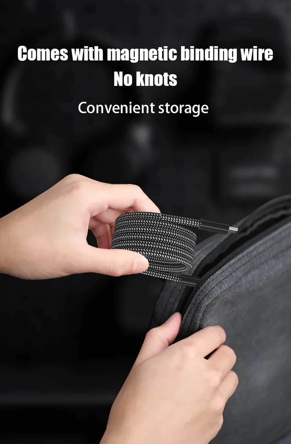 100W Magnetic Cable USB C To Type C Fast Charger for iPhone15 Xiaomi USB A To TypeC Data Charging Wire tablets MacBook Samsung