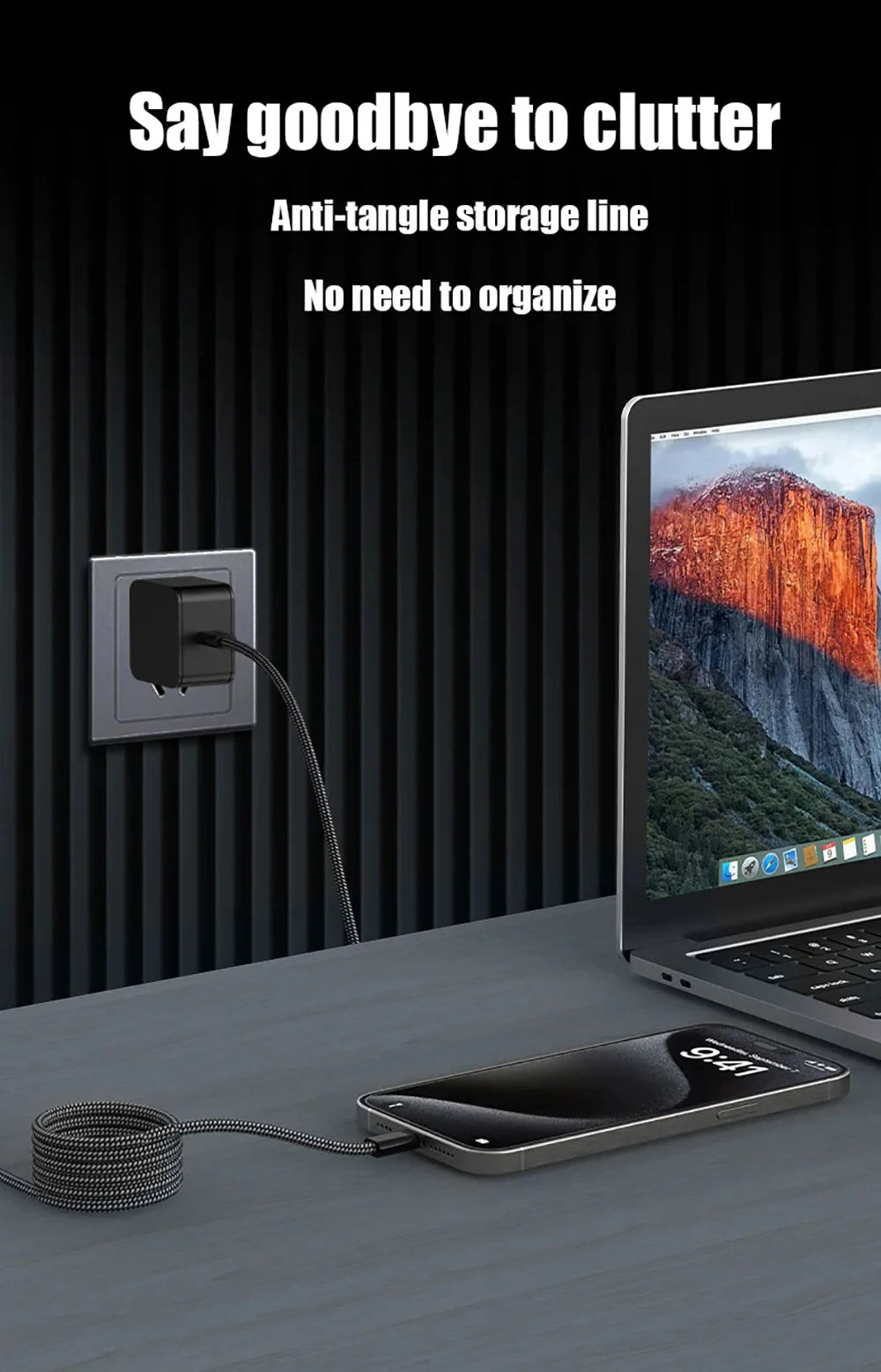 100W Magnetic Cable USB C To Type C Fast Charger for iPhone15 Xiaomi USB A To TypeC Data Charging Wire tablets MacBook Samsung