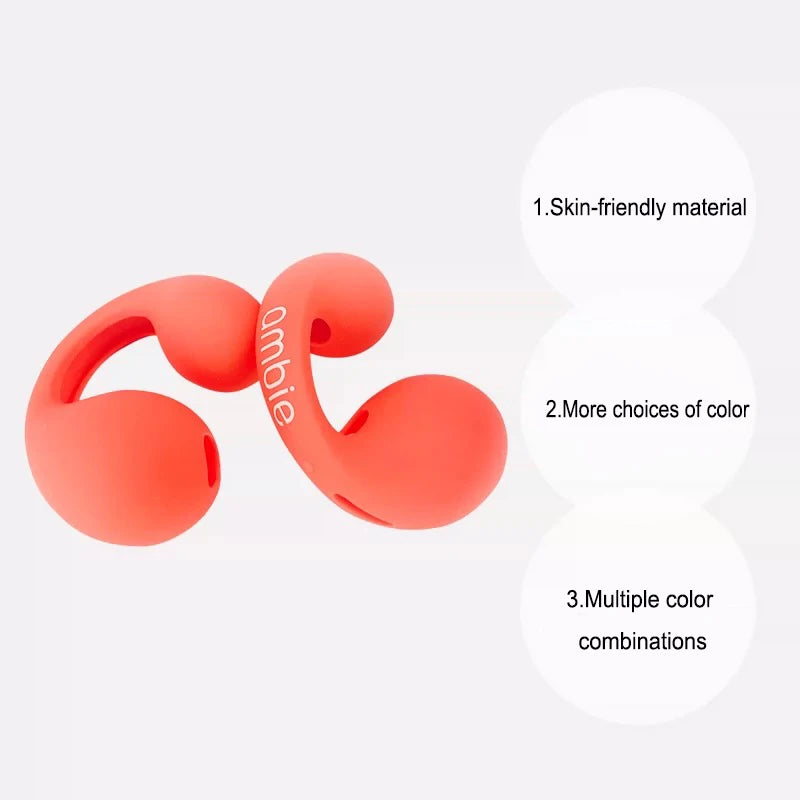 1 Pair Case For Ambie Sound Earcuffs AM-TW01 Skin Covers Ear Tips Pads Caps Silicone Protective Case Accessories