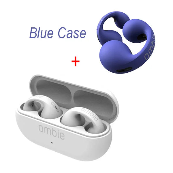 For Ambie Sound Earcuffs Upgrade Pro Earring Wireless Bluetooth Earphones TWS Ear Hook Headset Sport Earbuds