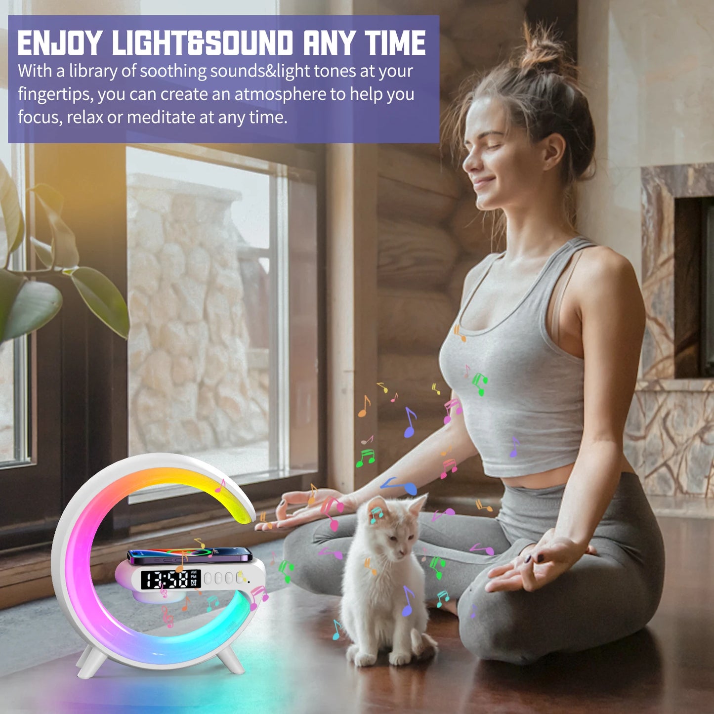 Multifunctional Wireless Charging Lamp