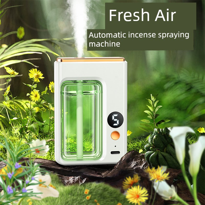 Type-c Charging Wireless Automatic Aerosol Dispenser Charging Long-Lasting Aromatherapy Atomization Toilet Bedroom Living Room Deodorant Fragrance