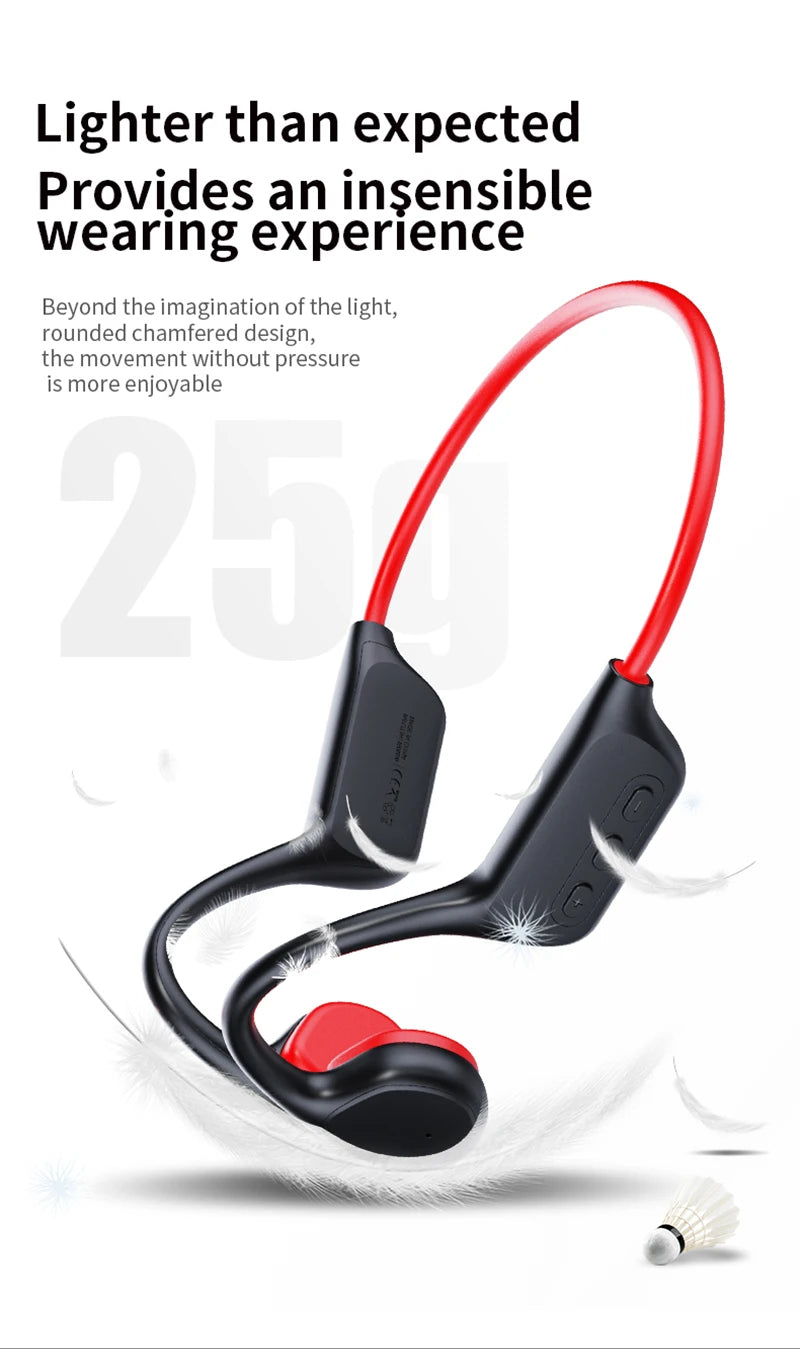 Waterproof Swimming Headset IPX8 32GB Bluetooth 5.3