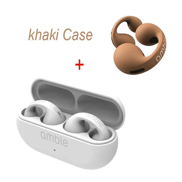For Ambie Sound Earcuffs Upgrade Pro Earring Wireless Bluetooth Earphones TWS Ear Hook Headset Sport Earbuds