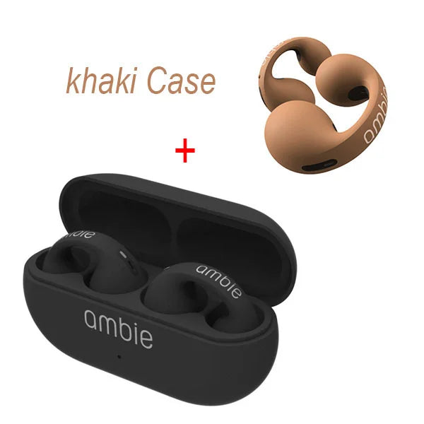 For Ambie Sound Earcuffs Upgrade Pro Earring Wireless Bluetooth Earphones TWS Ear Hook Headset Sport Earbuds