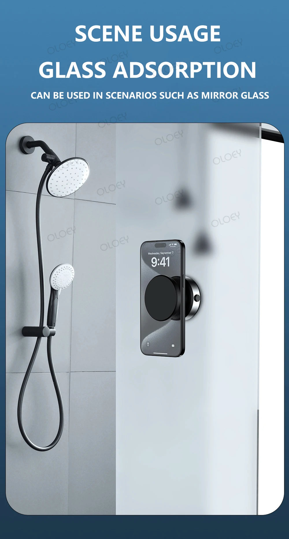 For iPhone Samsung Xiaomi magnetic car mount vacuum phone holder