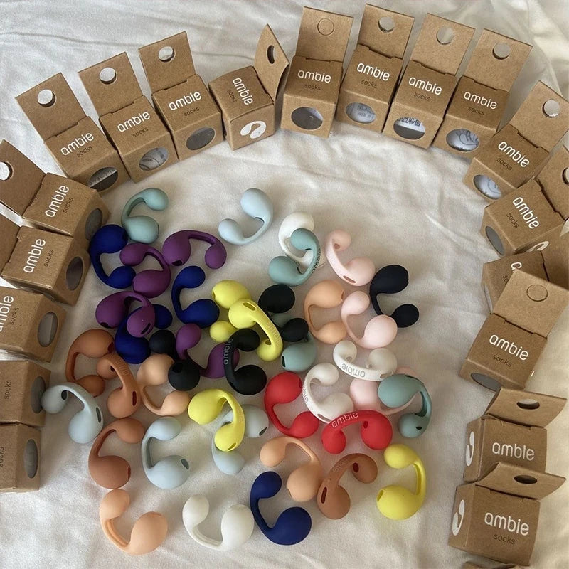 1 Pair Case For Ambie Sound Earcuffs AM-TW01 Skin Covers Ear Tips Pads Caps Silicone Protective Case Accessories