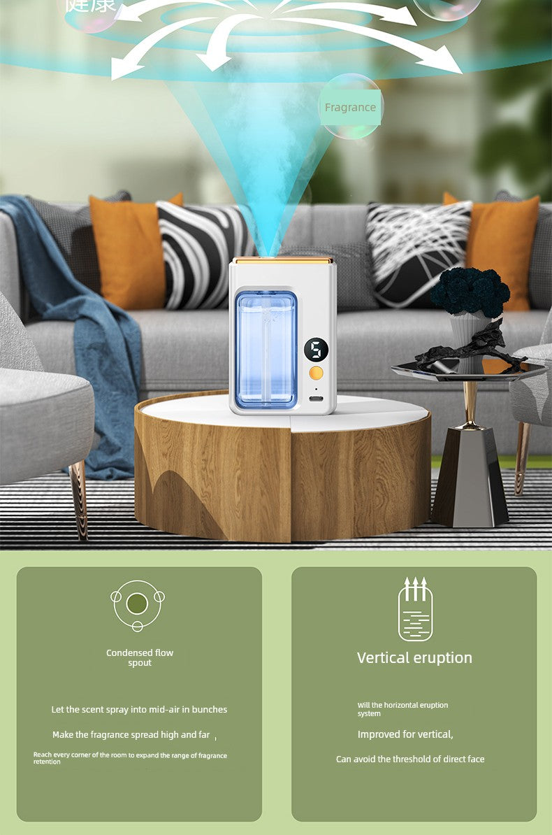 Type-c Charging Wireless Automatic Aerosol Dispenser Charging Long-Lasting Aromatherapy Atomization Toilet Bedroom Living Room Deodorant Fragrance