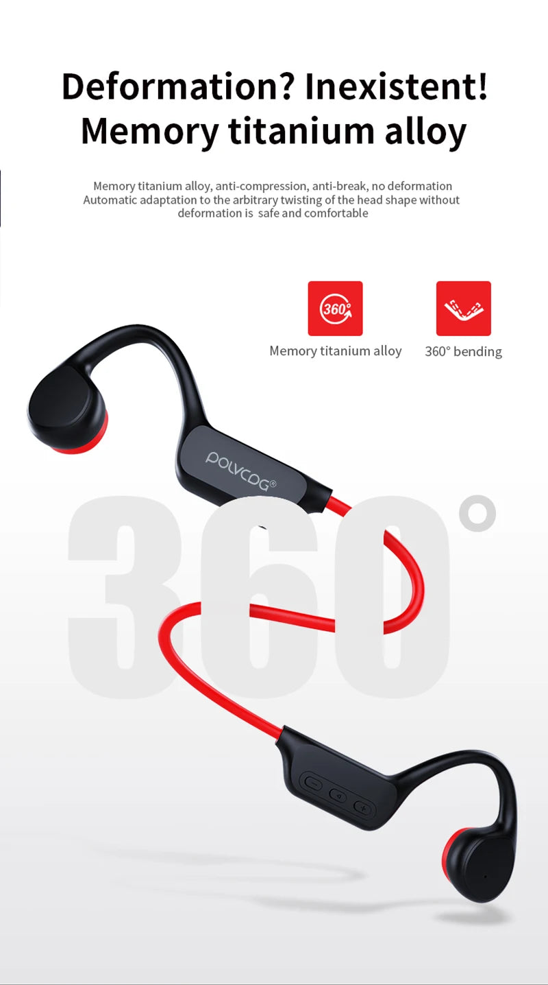 Waterproof Swimming Headset IPX8 32GB Bluetooth 5.3