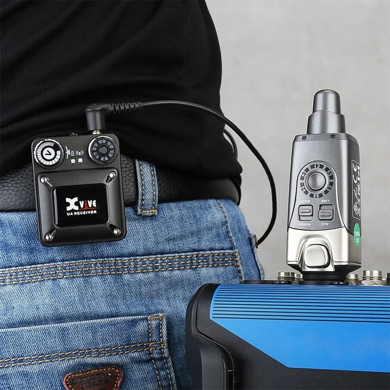 Original U4 IN-EAR Monitor Wireless System 30m Range Transmitter And Receiver For Live Show