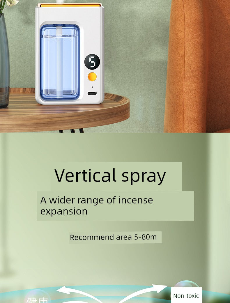 Type-c Charging Wireless Automatic Aerosol Dispenser Charging Long-Lasting Aromatherapy Atomization Toilet Bedroom Living Room Deodorant Fragrance