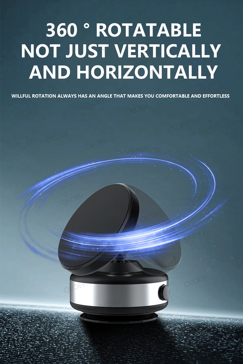 For iPhone Samsung Xiaomi magnetic car mount vacuum phone holder