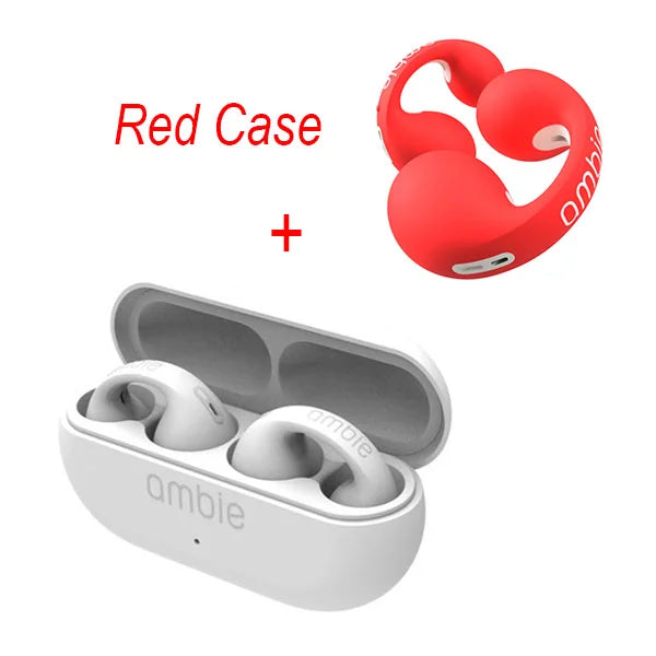 For Ambie Sound Earcuffs Upgrade Pro Earring Wireless Bluetooth Earphones TWS Ear Hook Headset Sport Earbuds