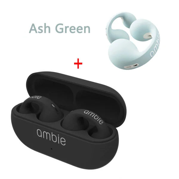 For Ambie Sound Earcuffs Upgrade Pro Earring Wireless Bluetooth Earphones TWS Ear Hook Headset Sport Earbuds