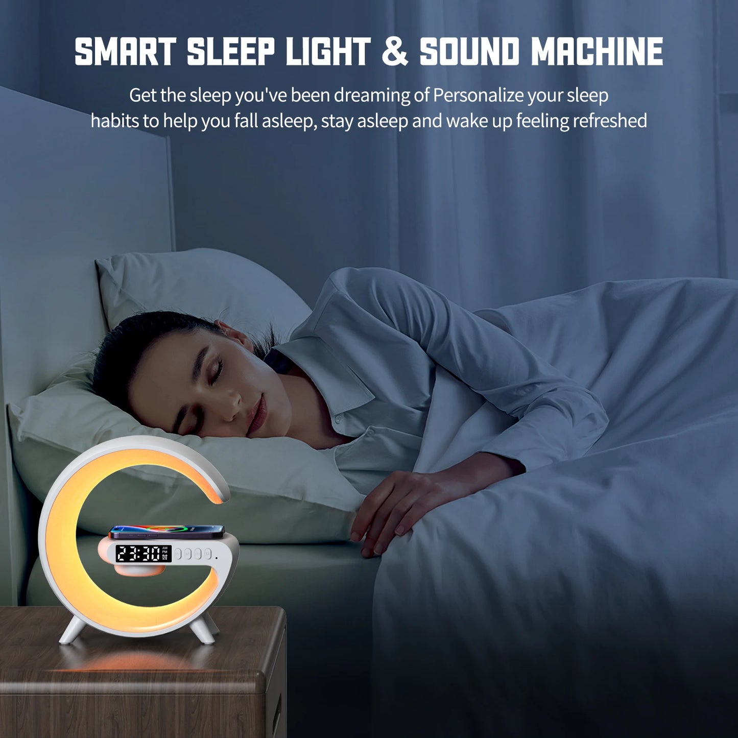 Multifunctional Wireless Charging Lamp