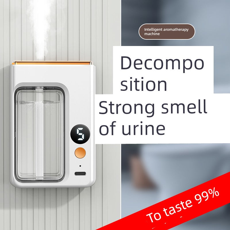 Type-c Charging Wireless Automatic Aerosol Dispenser Charging Long-Lasting Aromatherapy Atomization Toilet Bedroom Living Room Deodorant Fragrance
