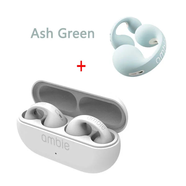 For Ambie Sound Earcuffs Upgrade Pro Earring Wireless Bluetooth Earphones TWS Ear Hook Headset Sport Earbuds