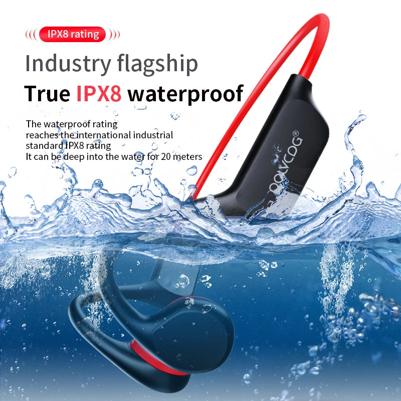 Waterproof Swimming Headset IPX8 32GB Bluetooth 5.3