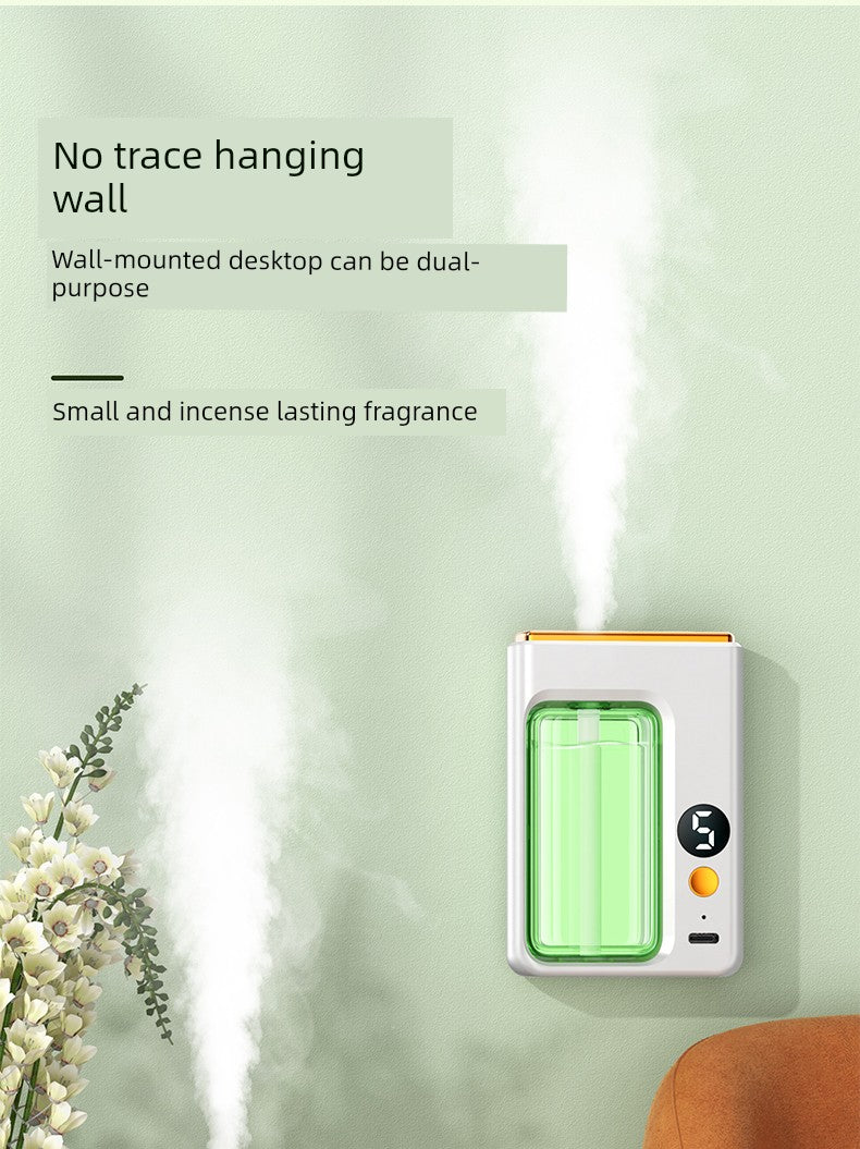 Type-c Charging Wireless Automatic Aerosol Dispenser Charging Long-Lasting Aromatherapy Atomization Toilet Bedroom Living Room Deodorant Fragrance